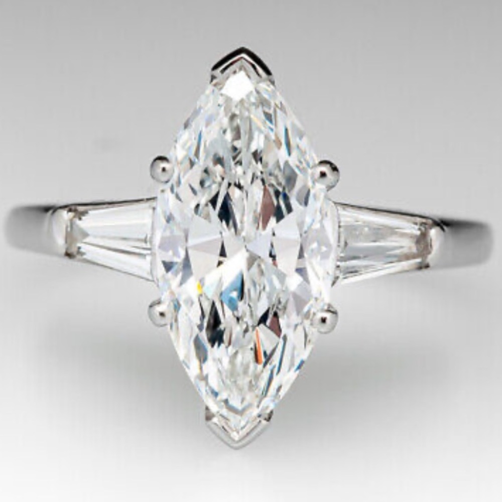 NWT 925 STERLING SILVER diamond 💍 Ring - Picture 2 of 7